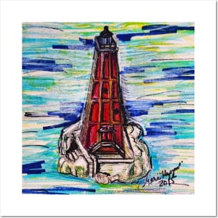 Ancient lighthouses Posters and Art